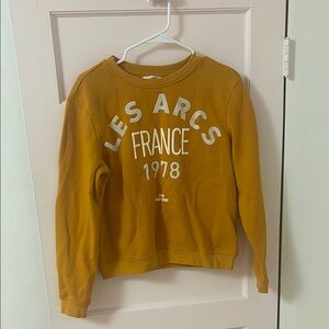 Mustard yellow sweatshirt
